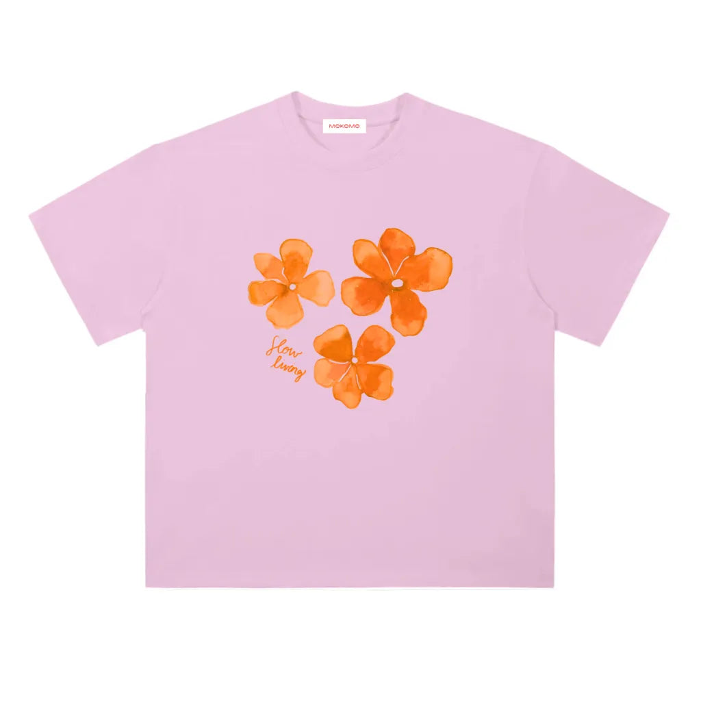 Premium Everyday T-Shirt | Relaxed Fit Pink Tee by Mokomo