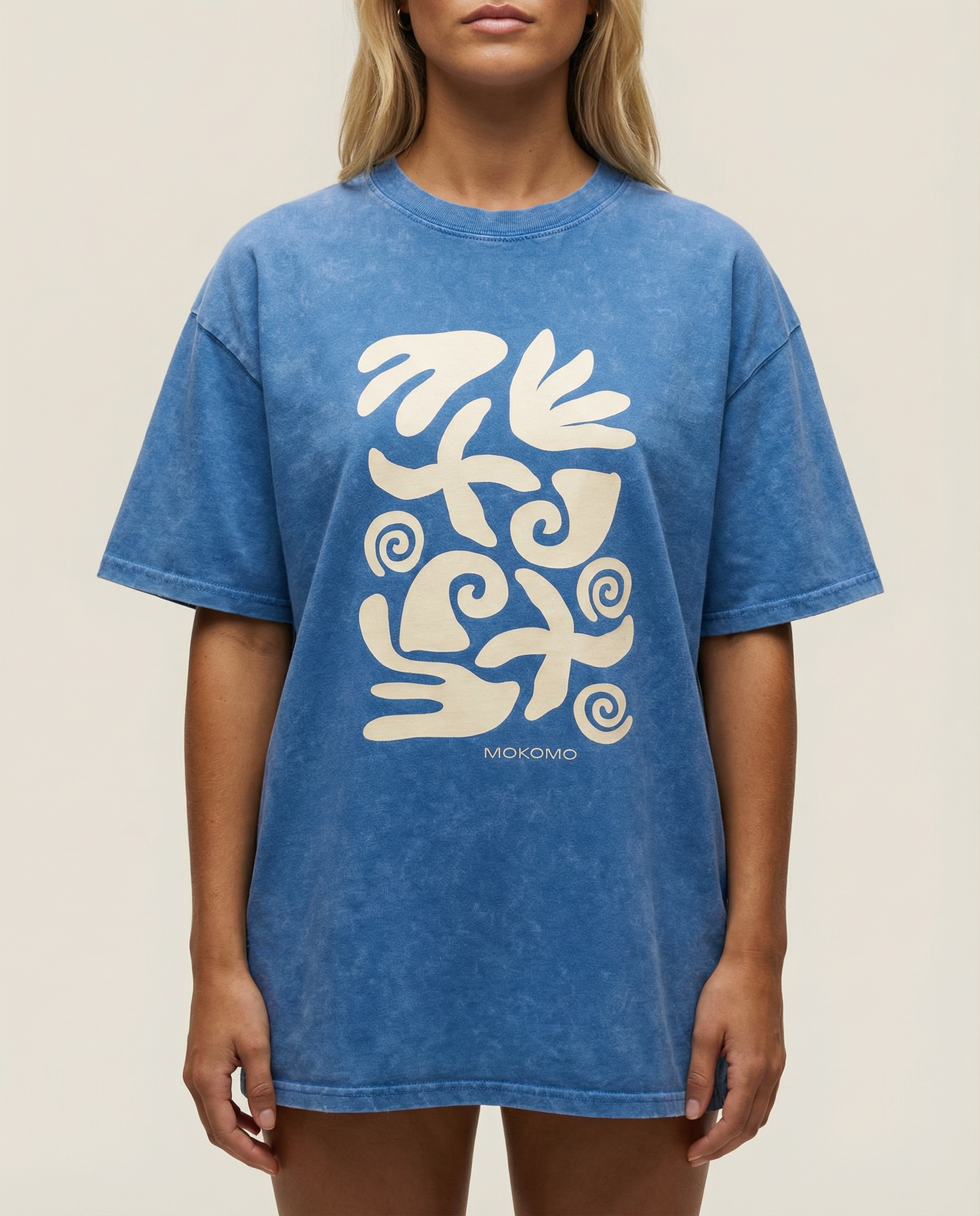 Blue Coral Retro Tee
