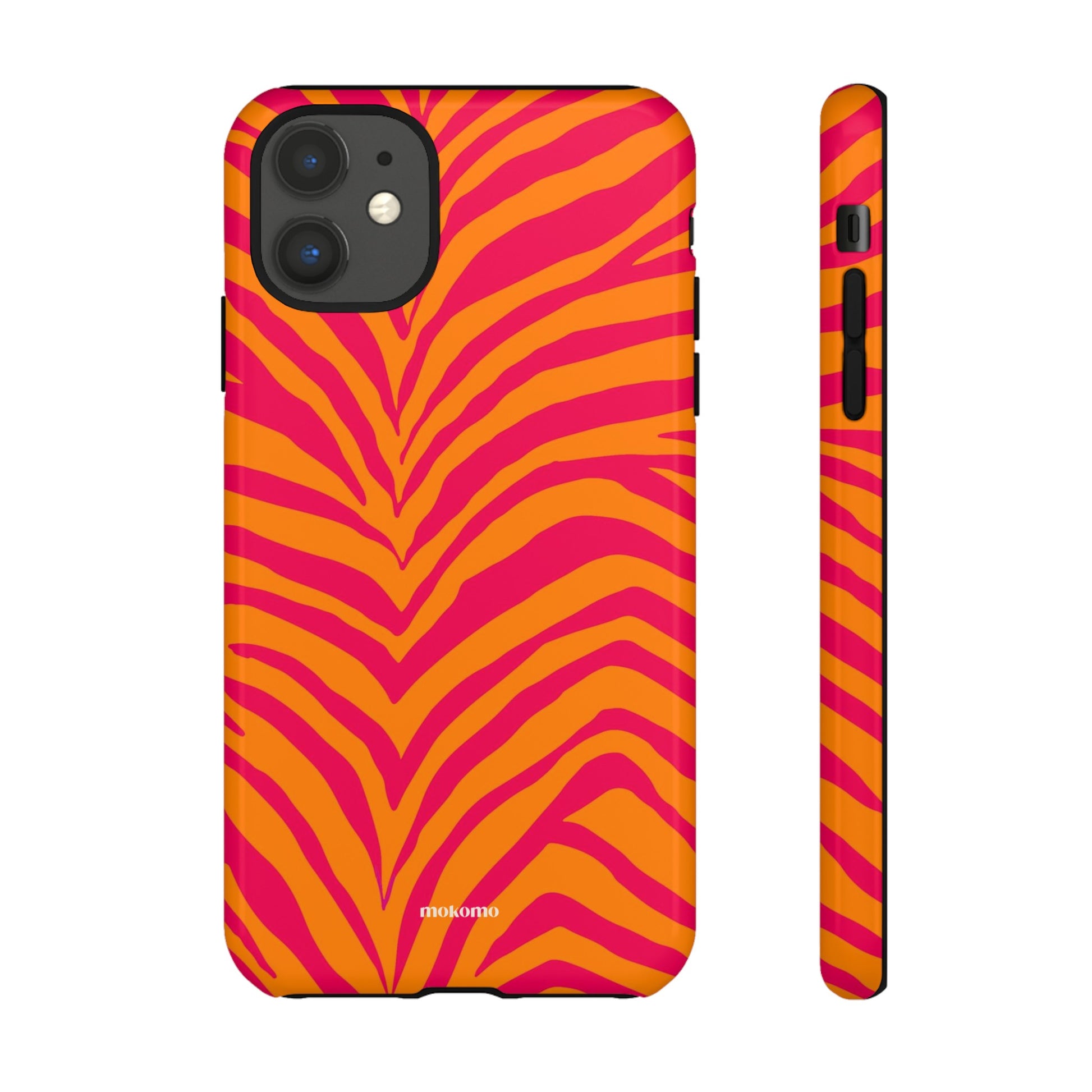 Bright and Colour zebra patterned phone case 
