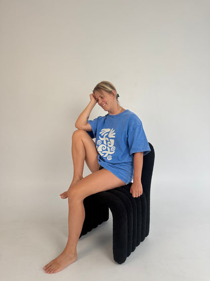 Blue Coral Retro Tee