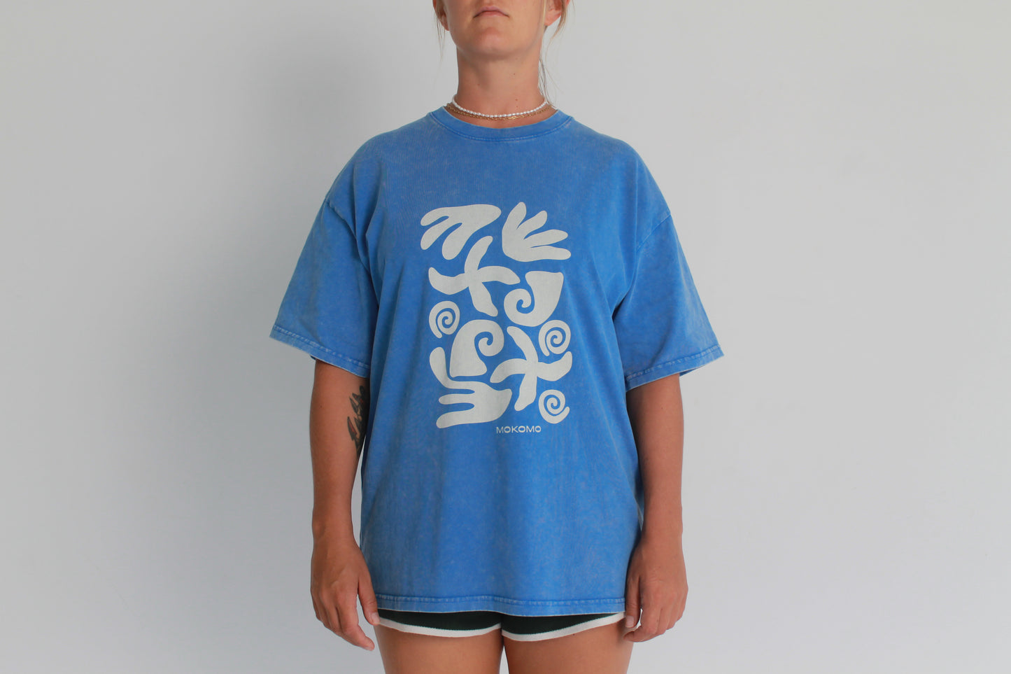 Blue Coral Retro Tee