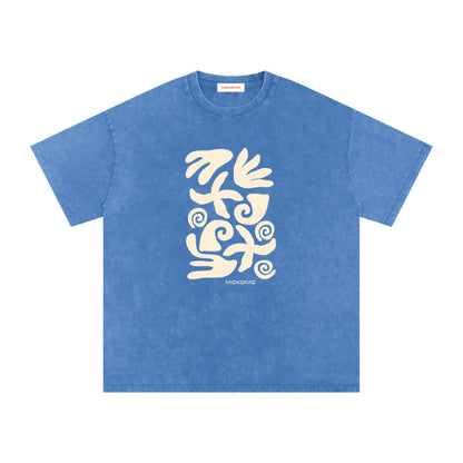 Blue Coral Retro Tee